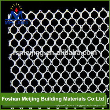hot sale 4x4mm polyester mesh fabric for making mosaic